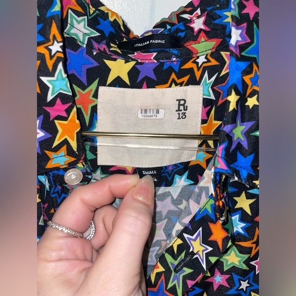 R13 Tony Multistar Shirt S - Picture 11 of 13